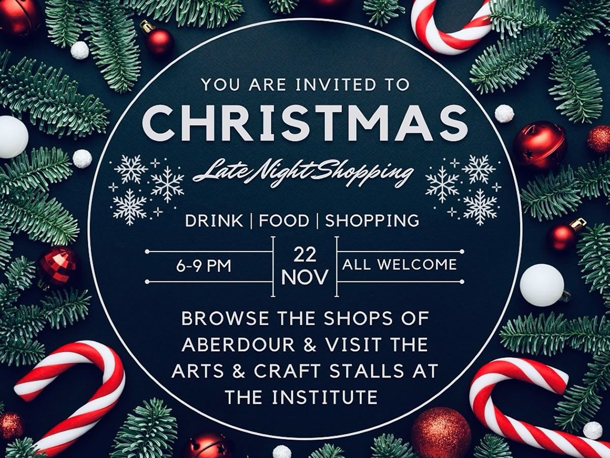 Aberdour Christmas Shopping Evening