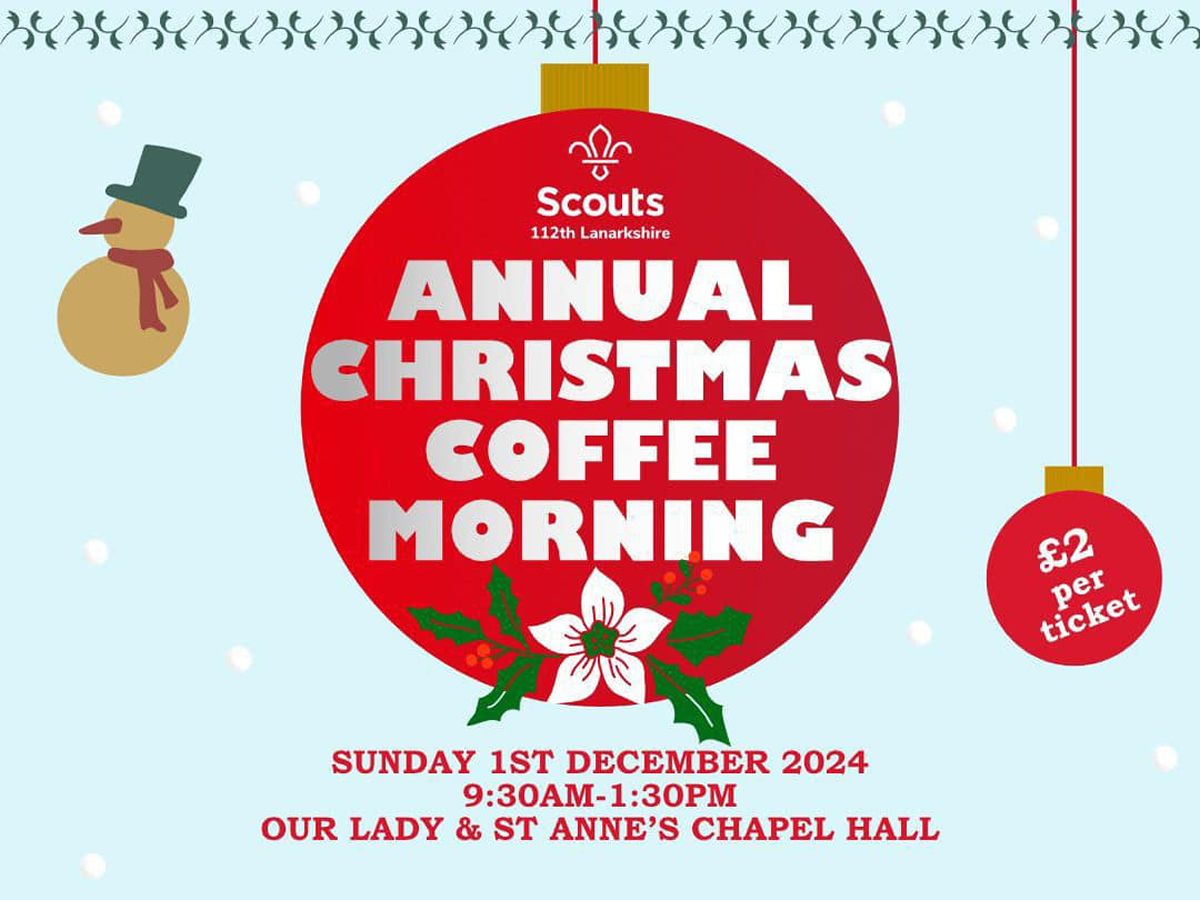 112th Lanarkshire Scout Groups Coffee Morning