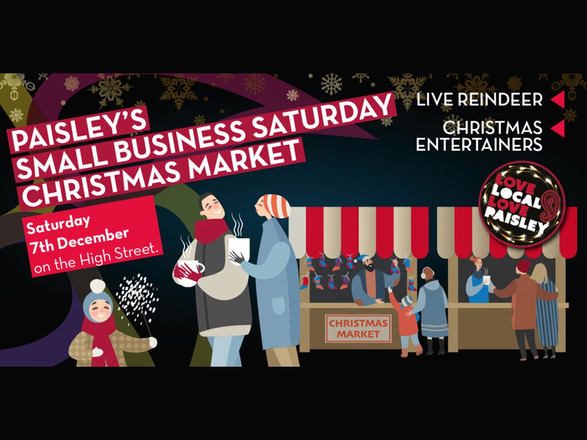 Paisley’s Small Business Saturday Christmas Market Day