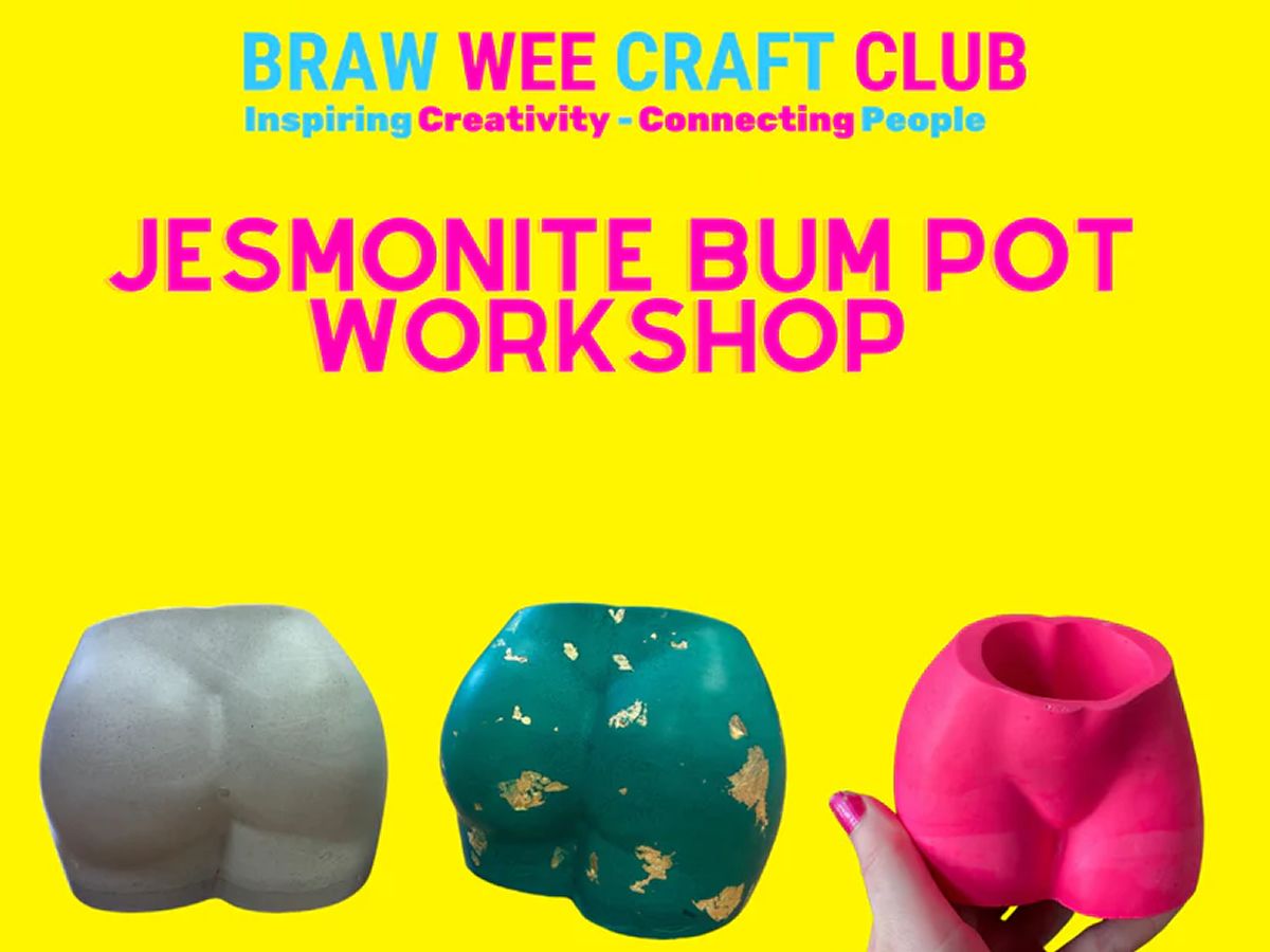 Jesmonite Bum Pot Workshop