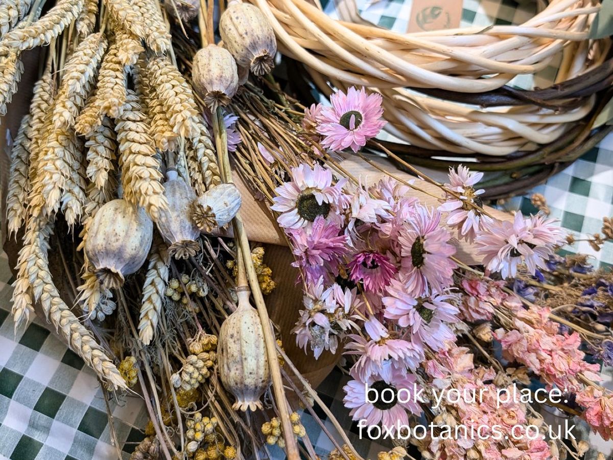 Spring Dried Wreath Workshop