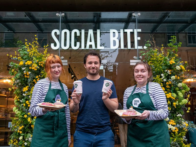 Social Bite opens new flagship coffee shop in the heart of Glasgow