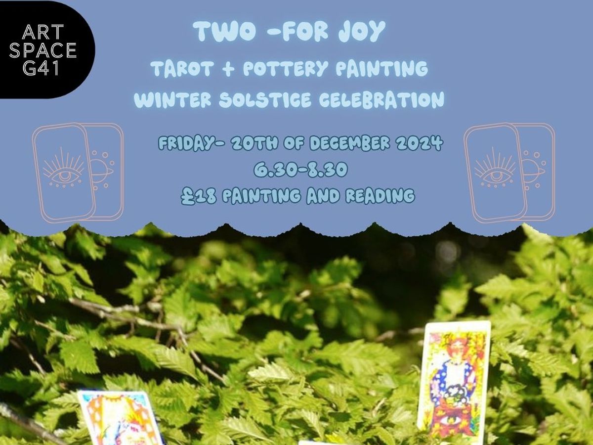 Winter Solstice Pottery Painting and Tarot Evening