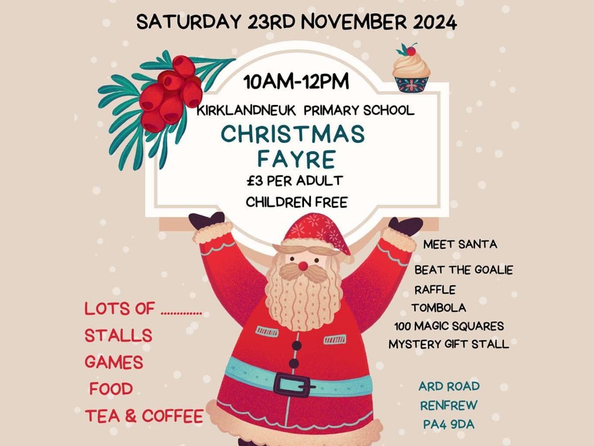 Kirklandneuk Primary School Christmas Fayre