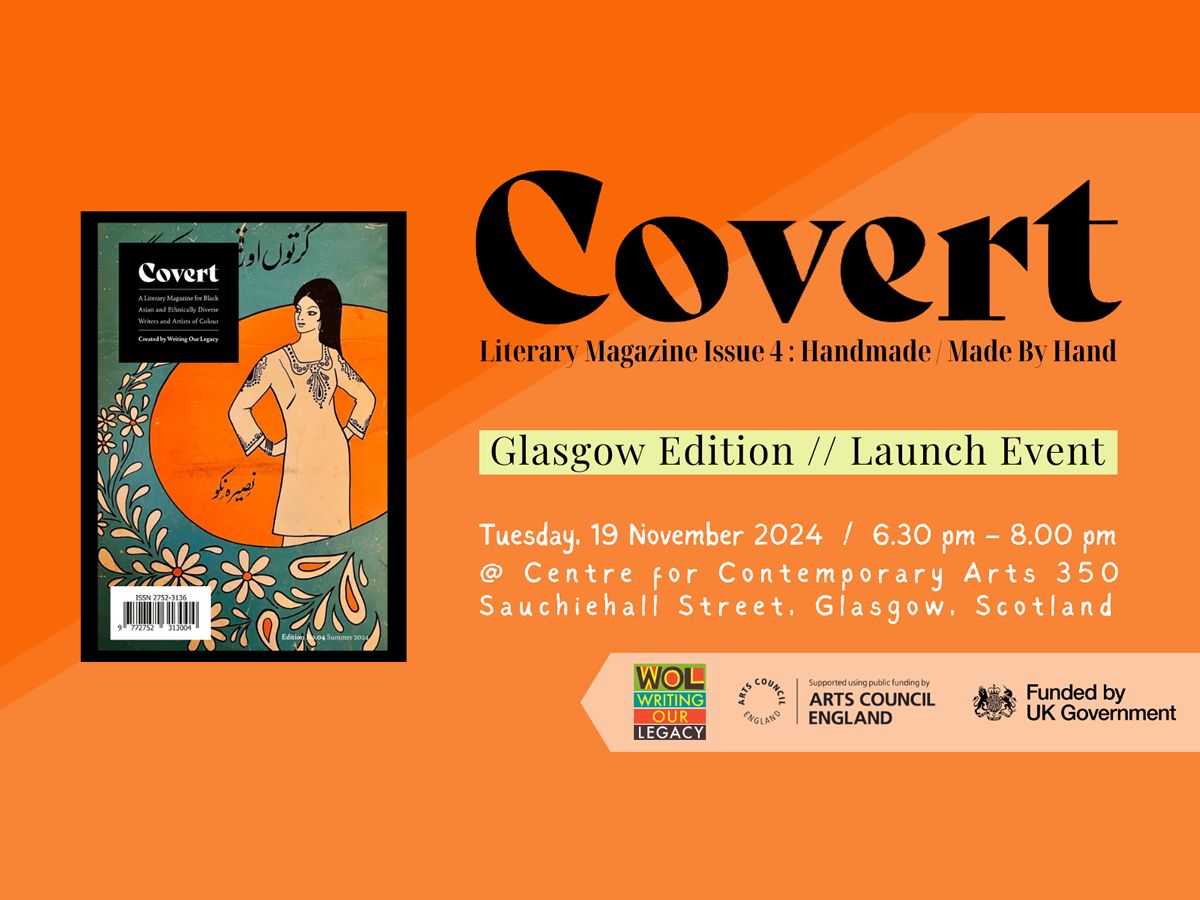 Covert Literary Magazine Issue 4 Launch: Handmade / Made by Hand