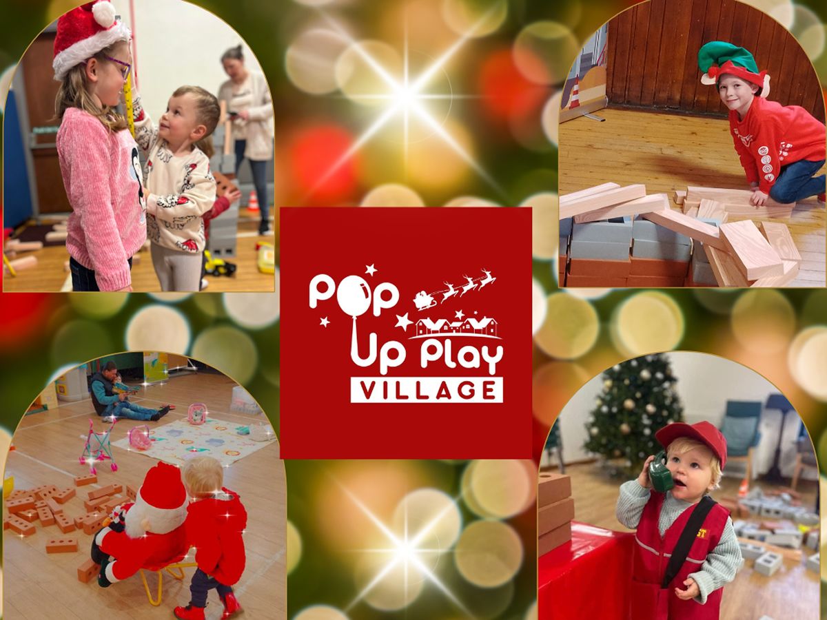 Pop Up Play Village at Christmas