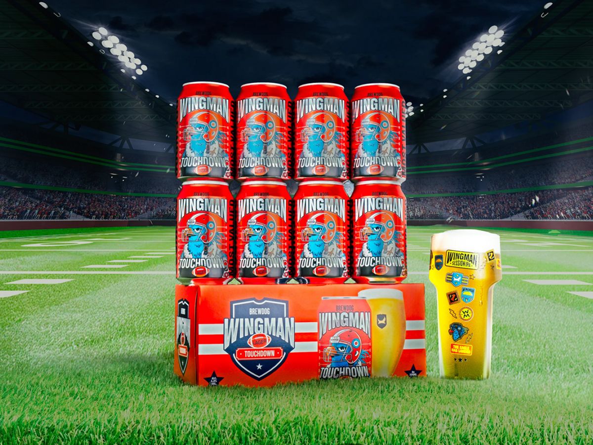 BrewDog launches brand new Touchdown Lager ahead of big game watch parties in Glasgow and Edinburgh