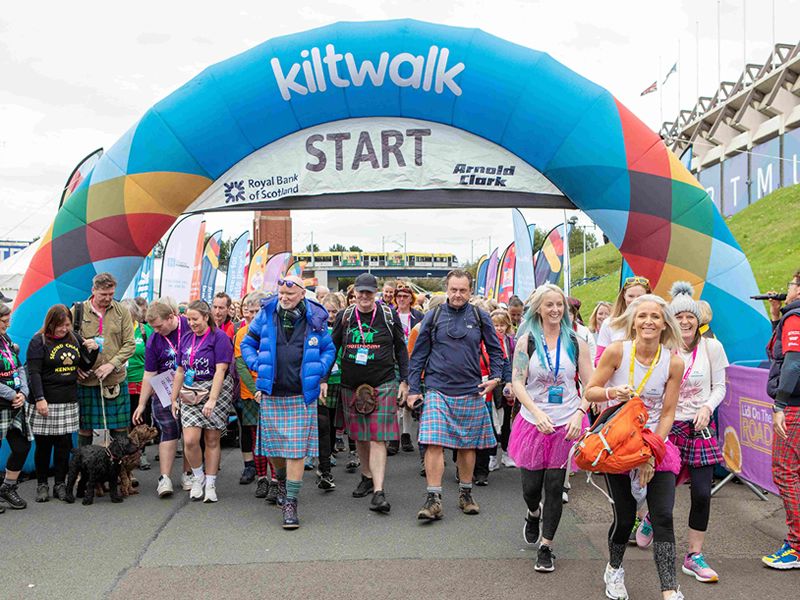 Edinburgh Kiltwalk delivers over two million pounds for 500 Scottish charities