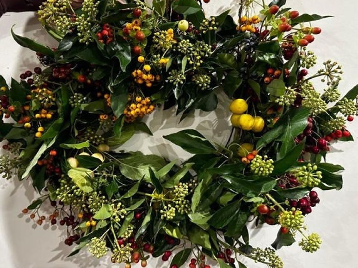 Autumn Wreath Making Workshop at The Eric Liddell Community