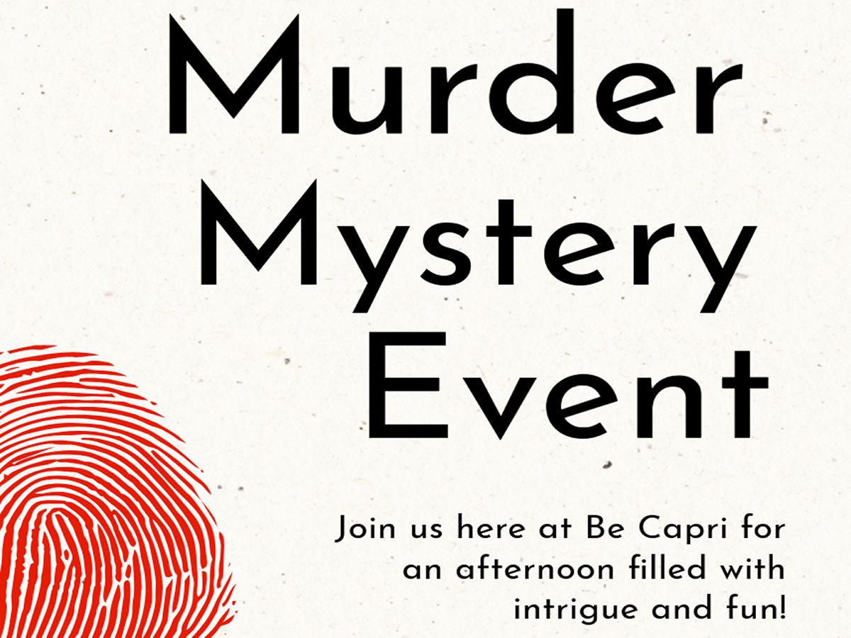 Murder Mystery Afternoon - Blood on the Silver Screen