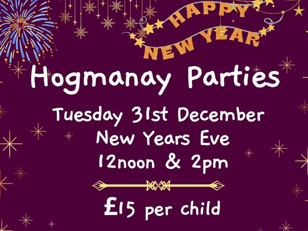 Sportykids Softplay Hogmanay Parties