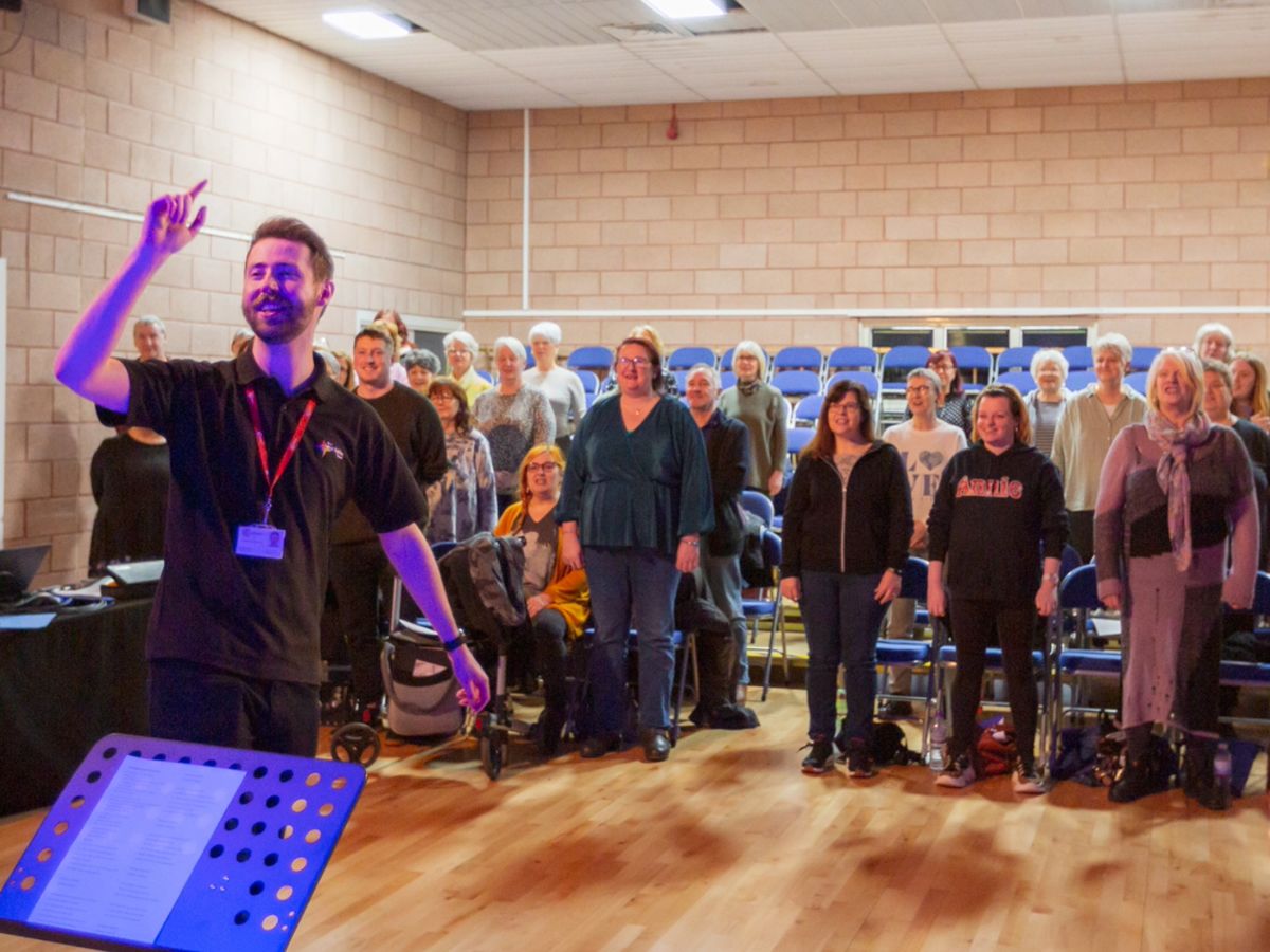 Christmas Choir-aoke with the North Lanarkshire Community Choir