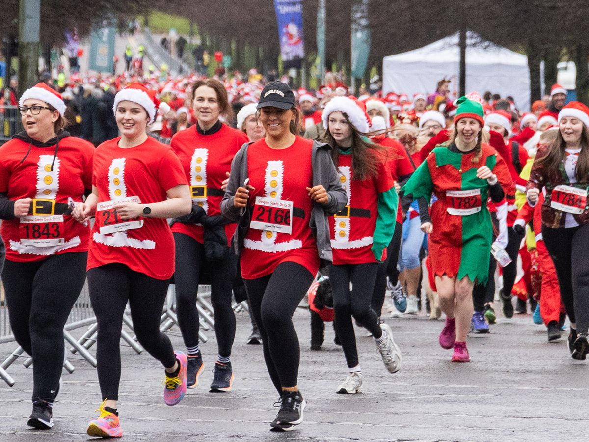 Glasgow’s Santa Dash