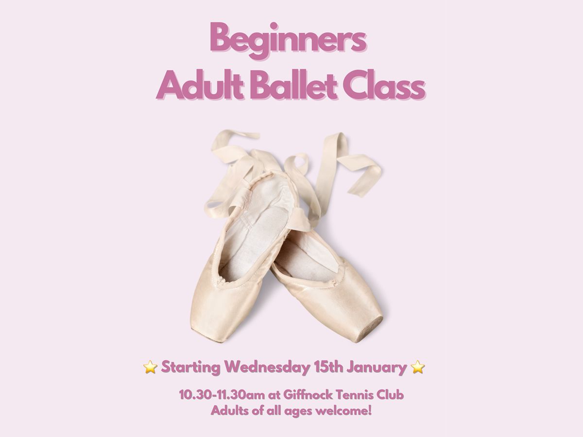 Beginners Adult Ballet Class