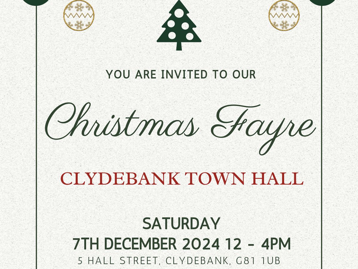 Clydebank Town Hall Christmas Fayre