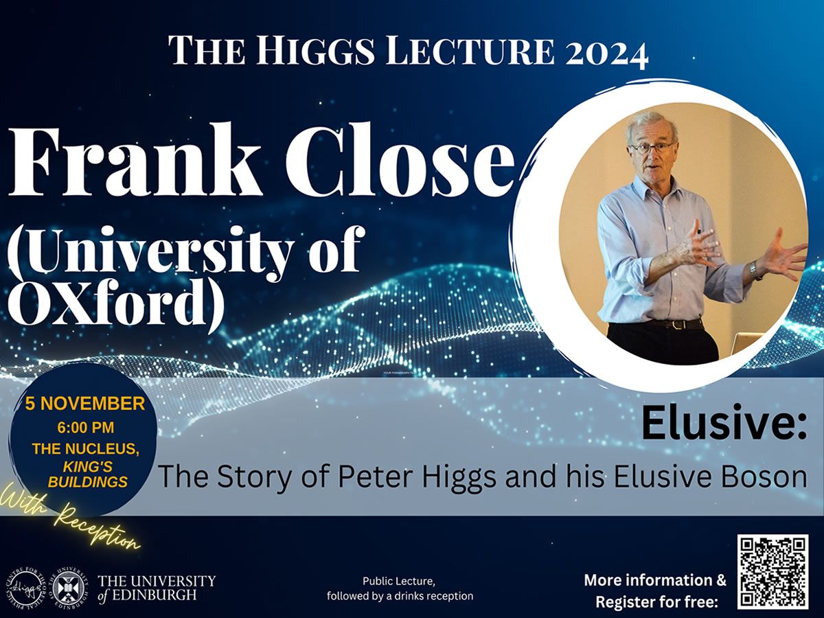 Higgs Lecture 2024: Elusive - The story of Peter Higgs and his elusive boson