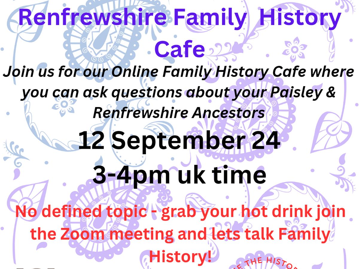 Online Family History Cafe