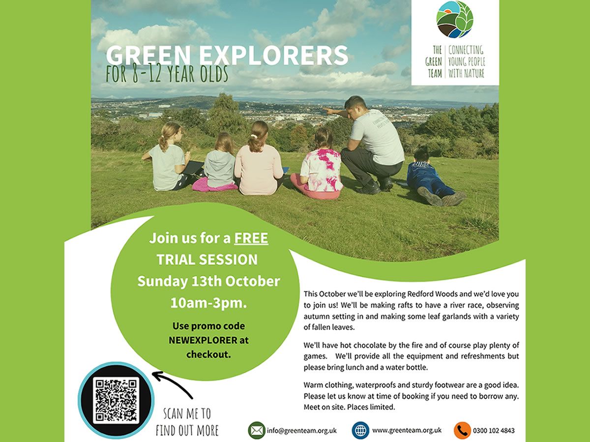 Green Explorers: FREE EVENT for 8-12 year olds