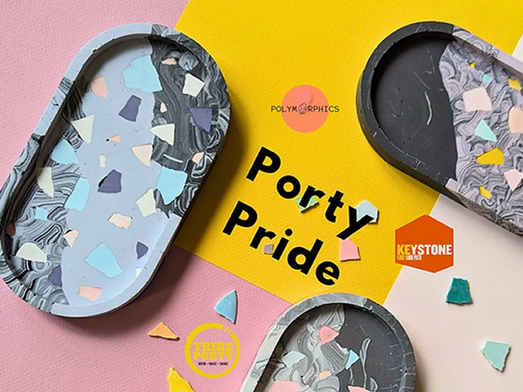 Porty Pride Terrazzo Tray Workshop @Tribe Porty