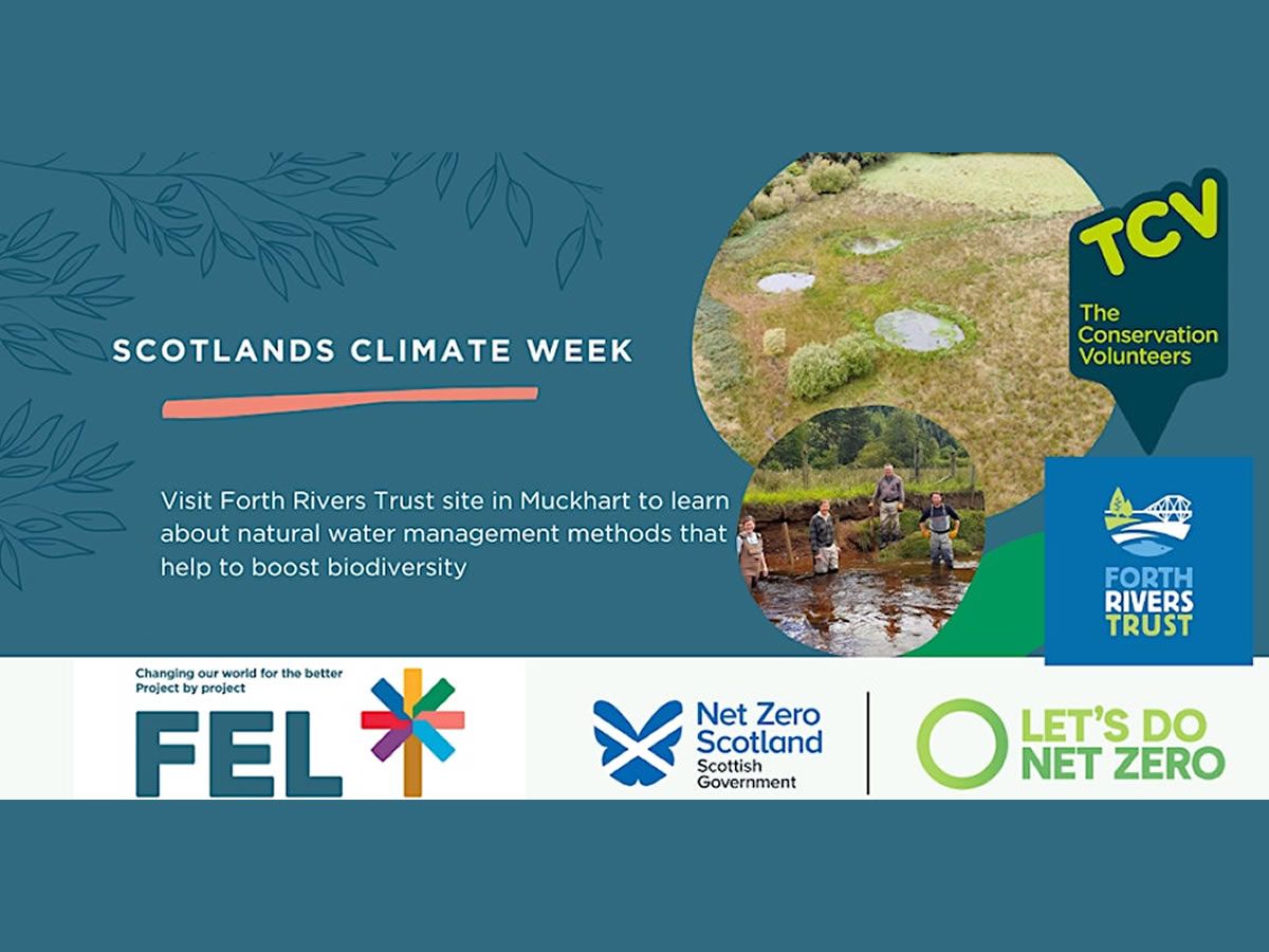 Visit the Natural Devon in Pool of Muckhart #ScotsClimateWeek