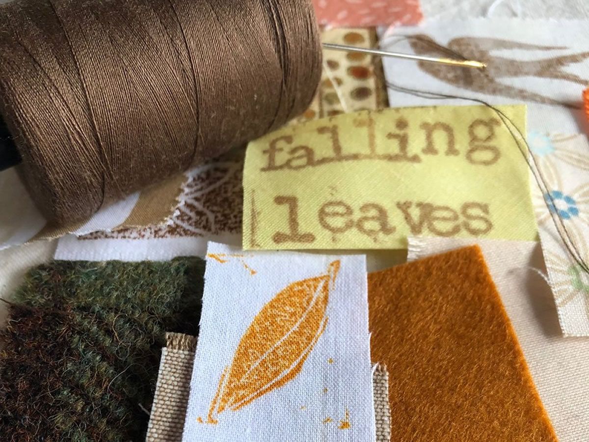 Autumn Slow Stitch Session