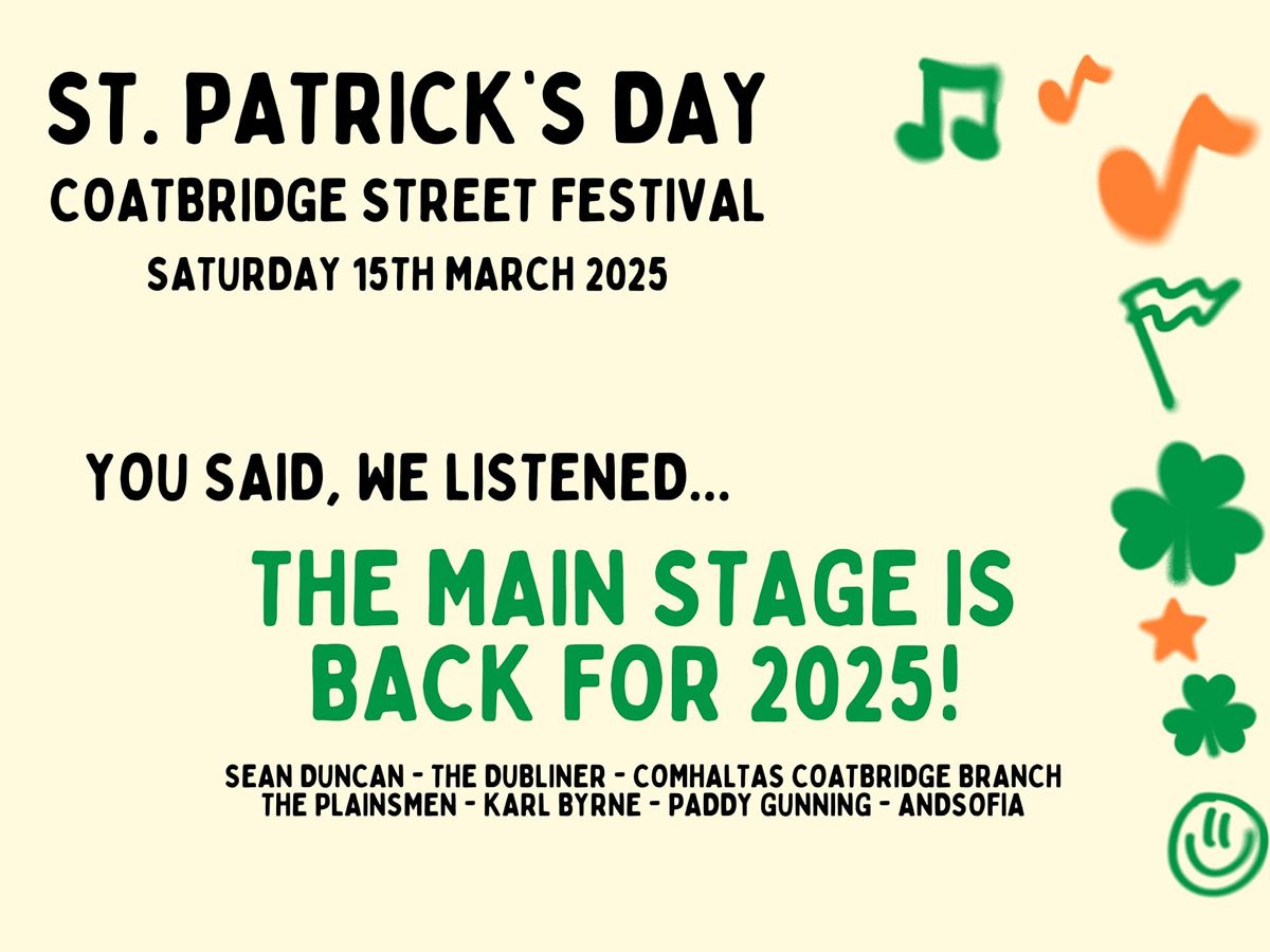 St Patrick’s Day Coatbridge Street Festival