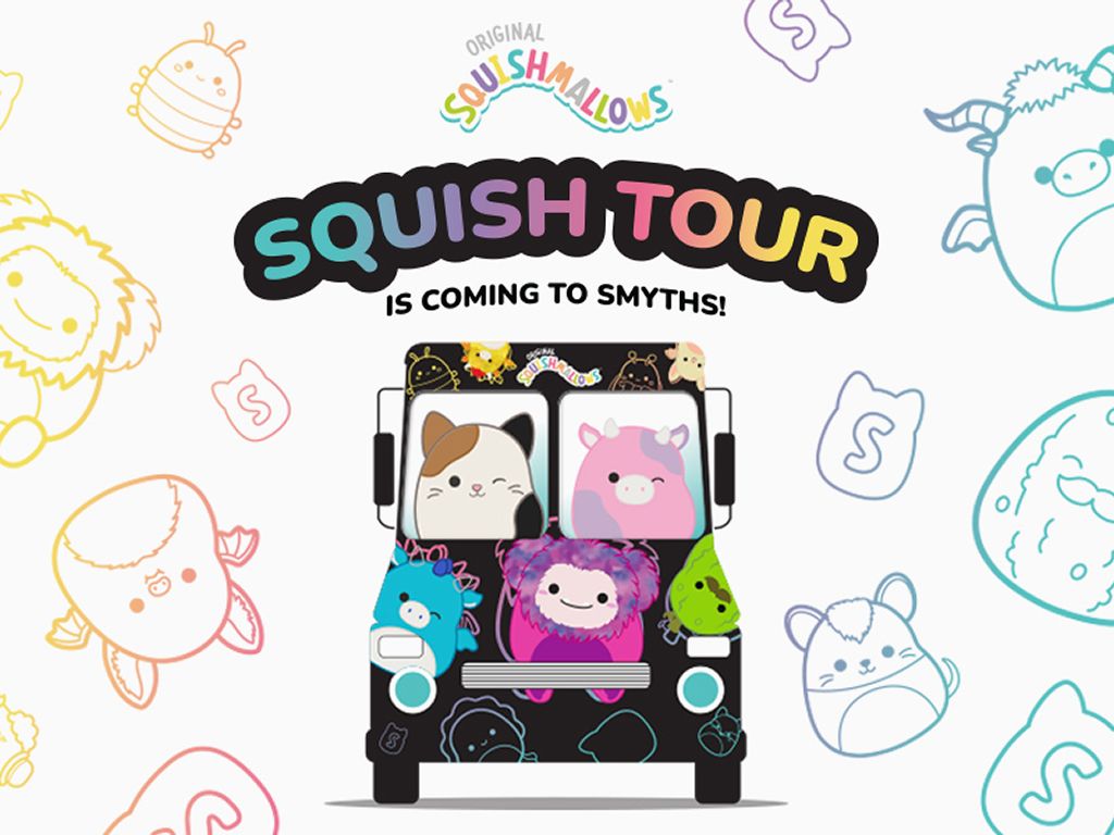 Squishmallows Squish Tour at Smyths Toys Glasgow