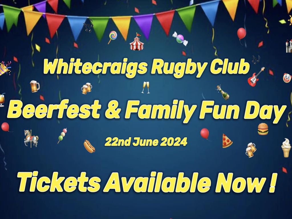 Whitecraigs Rugby Club Beer Fest and Family Fun Day
