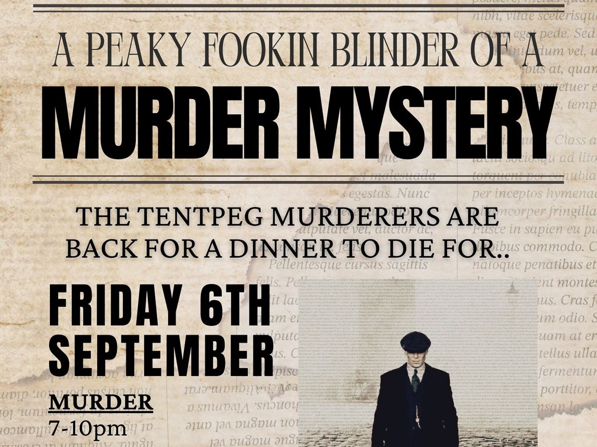 A Peaky Blinder of a Murder Mystery