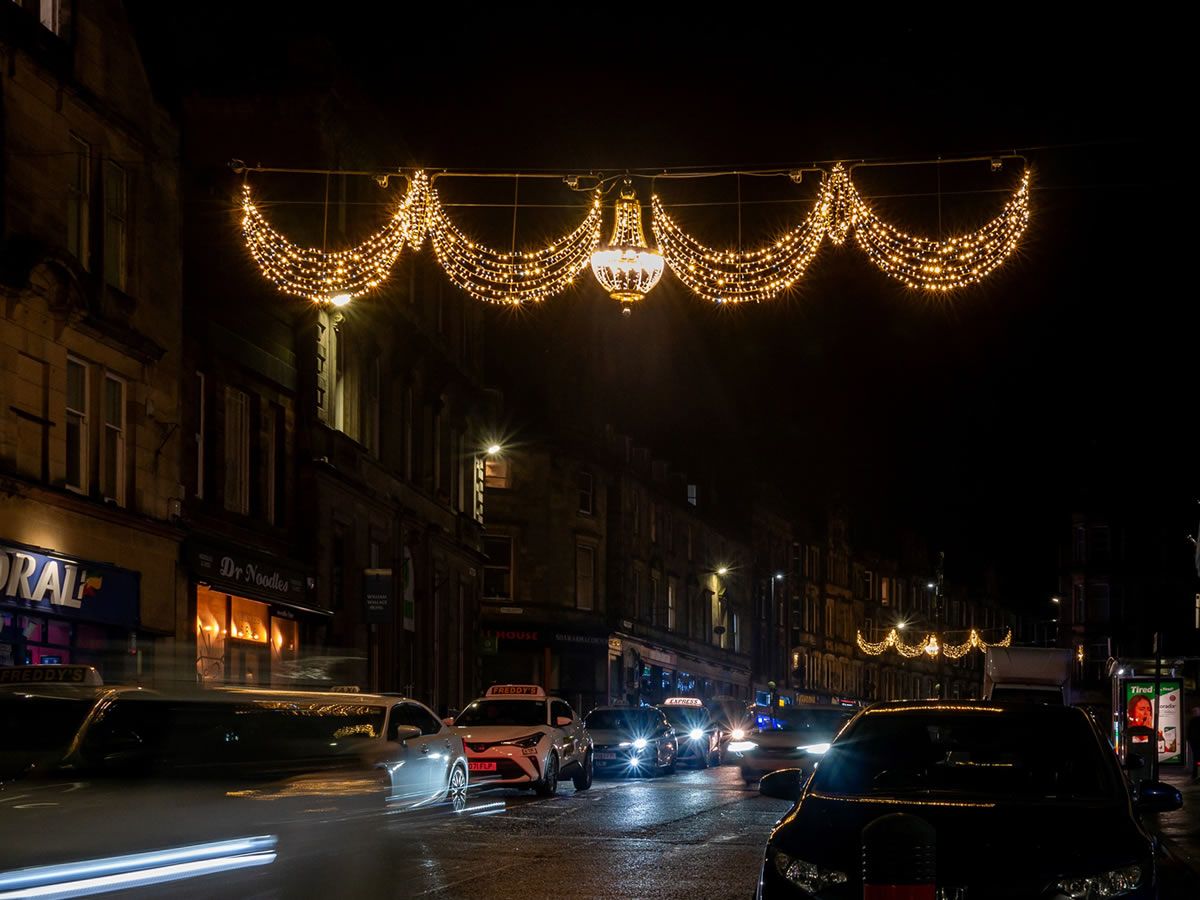 Go Forth Stirling help city streets Sparkle with new Festive Lights