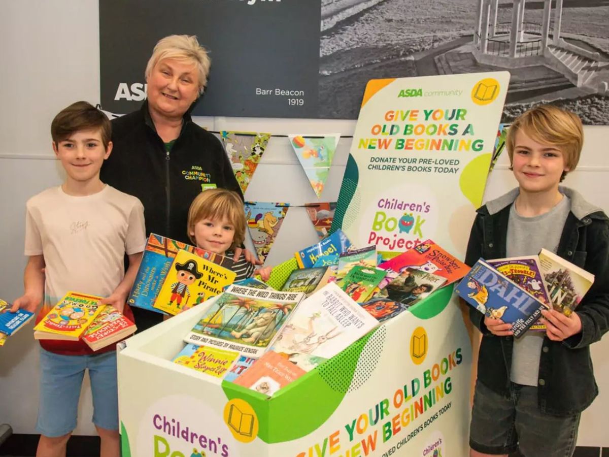 Thousands of preloved books for children to find new homes through Asda instore donation points in Scotland