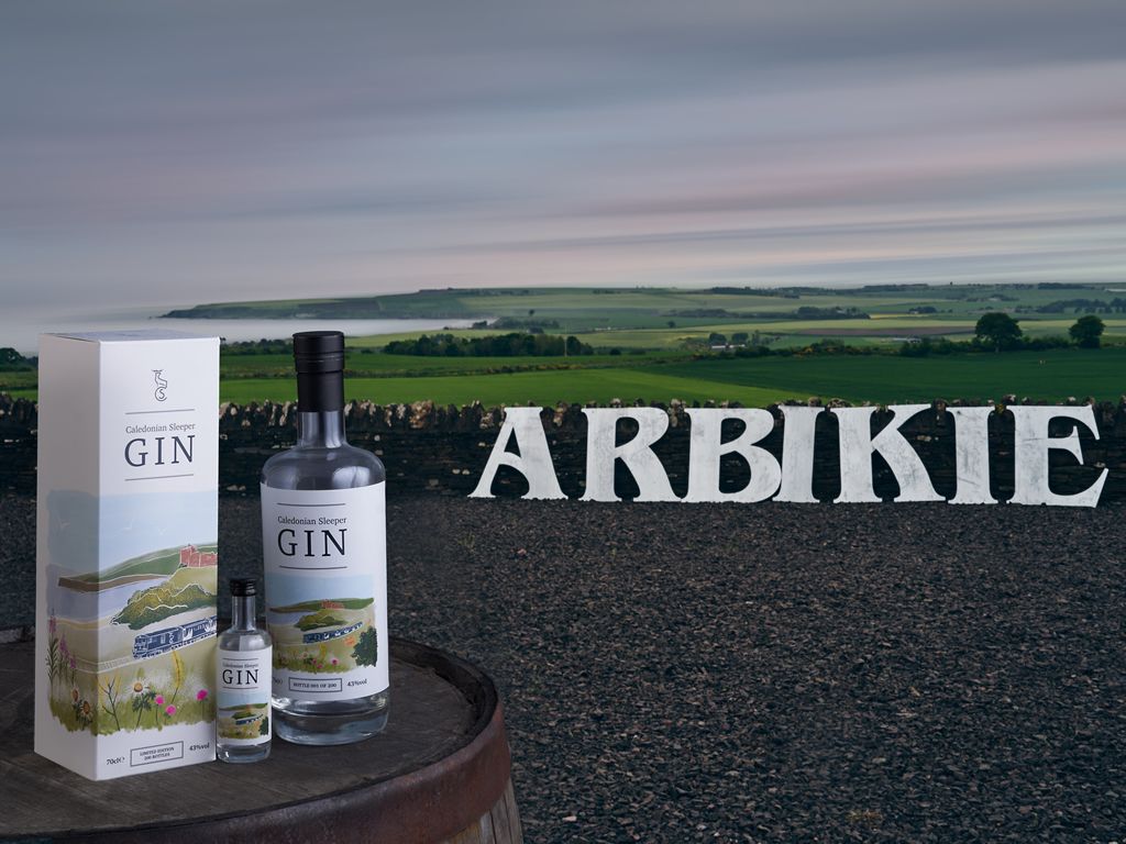 Caledonian Sleeper and Arbikie Highland Estate launch limited edition gin with proceeds going to Railway Children project