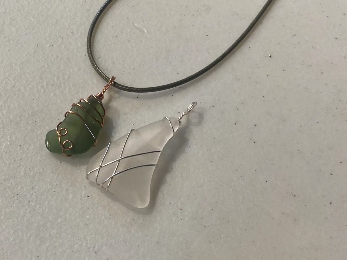 Sea Glass Jewellery workshop: Learn the art of wire wrapping