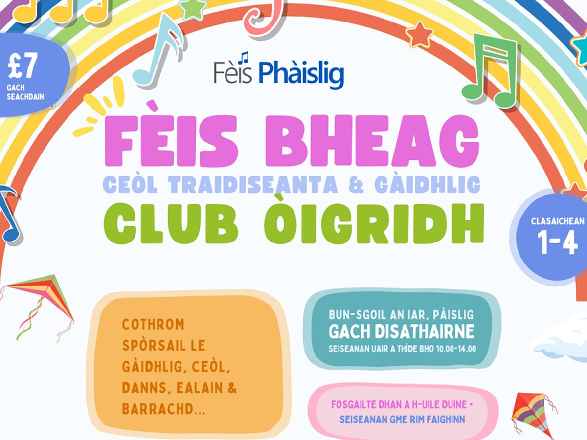 Fèis Bheag - Saturday Morning Music Sessions