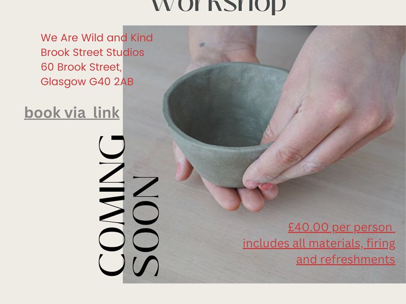 Ceramics Hand Building Workshop