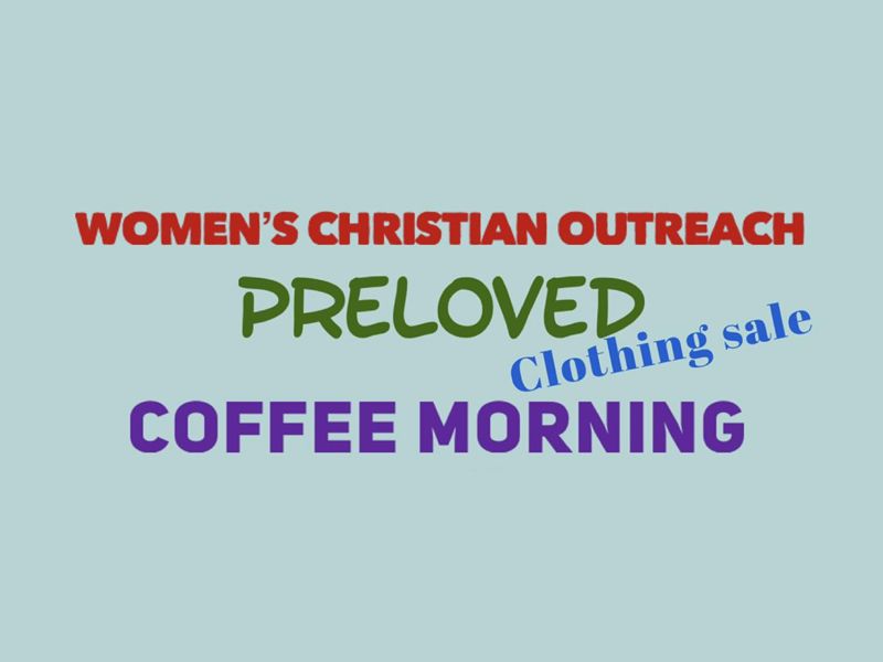 PreLoved Clothing Sale & Coffee Morning