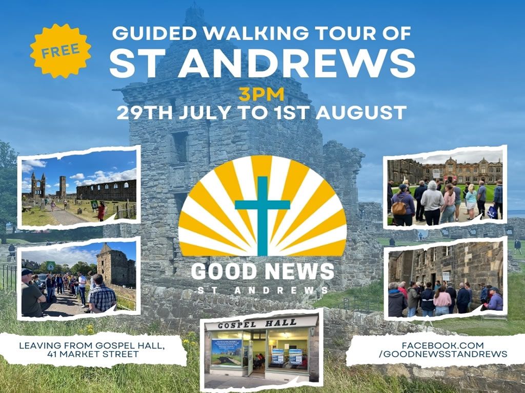 FREE Guided Walking Tours of St Andrews