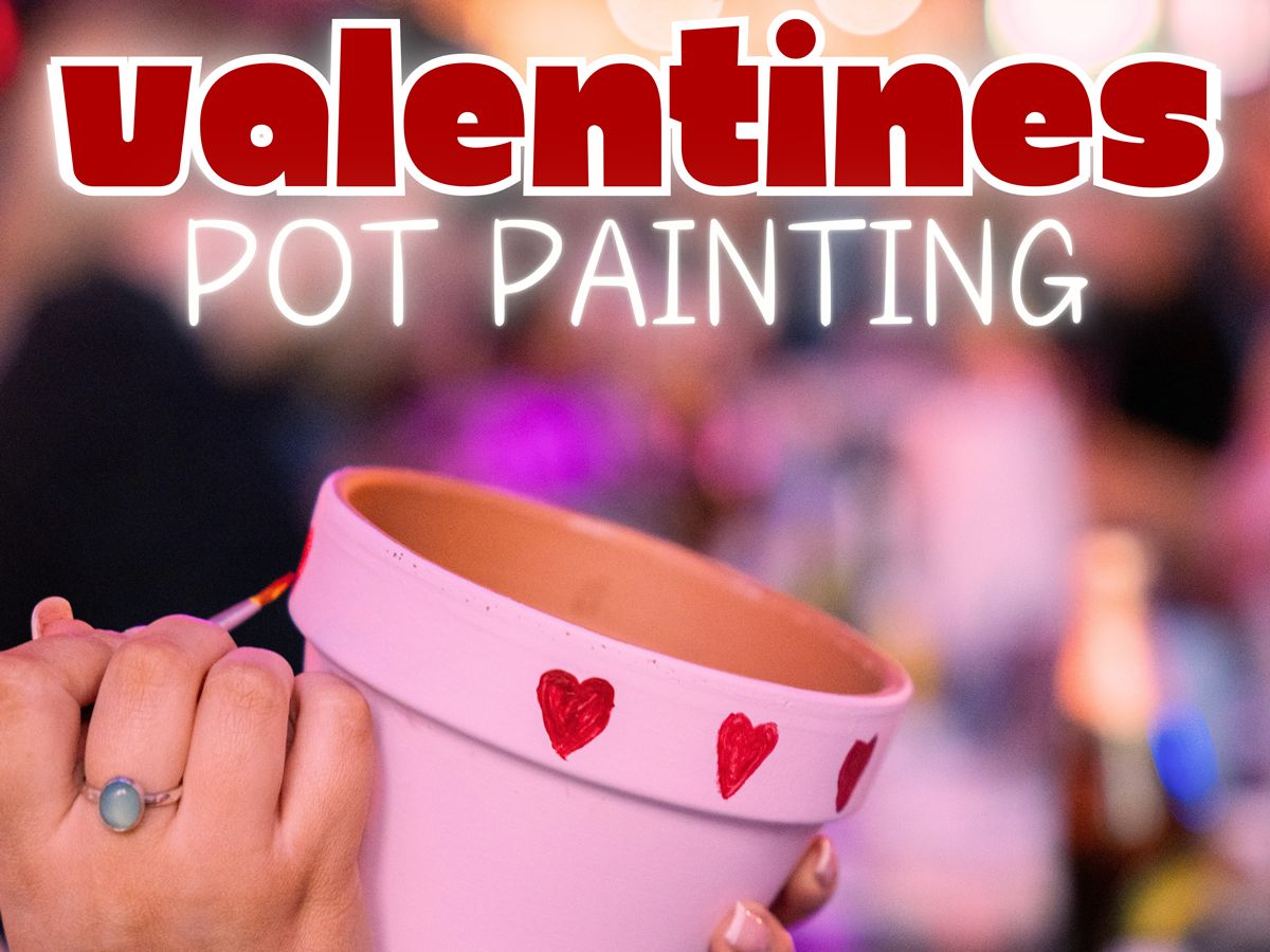 Valentine’s Pot Painting