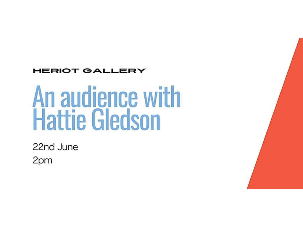 An Audience with Hattie Gledson, Edinburgh New Town | What's On Edinburgh