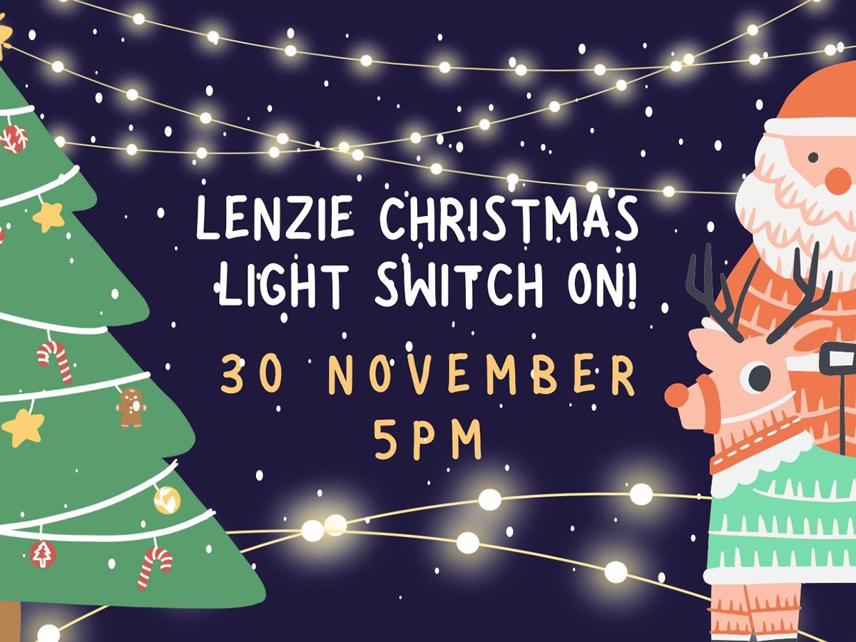 Lenzie Christmas Lights Switch On