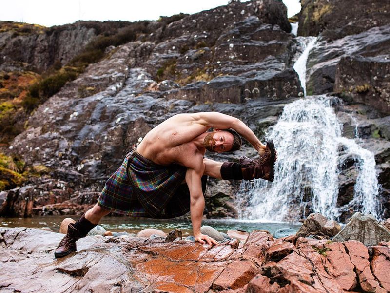 Kilted Yogi Finlay Wilson - Workshops in Stirling