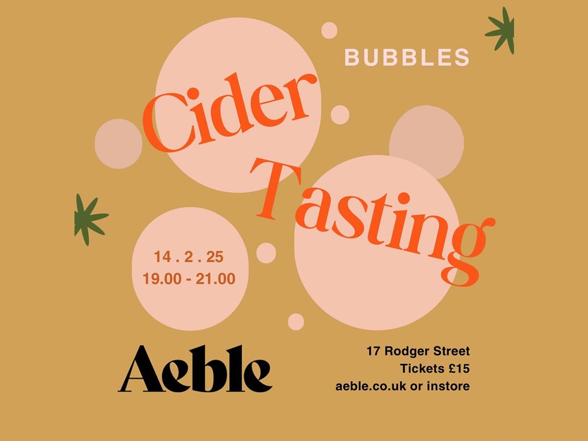 Aeble Cider Tasting - Bubble theme