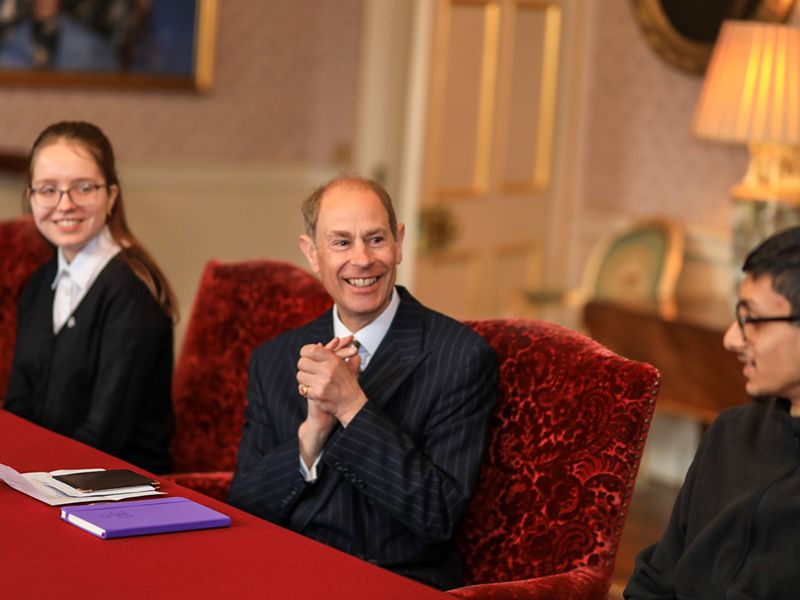 The Duke of Edinburgh hosts youth led roundtable at the Palace of Holyroodhouse