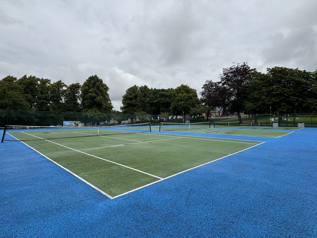 Cowan Park tennis courts revamped