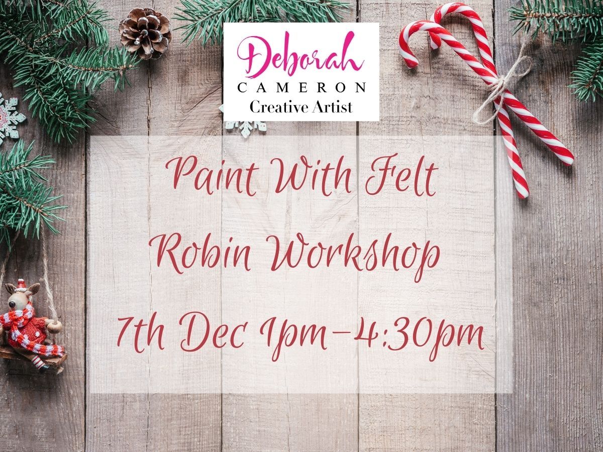 Paint with Felt - Robin Workshop