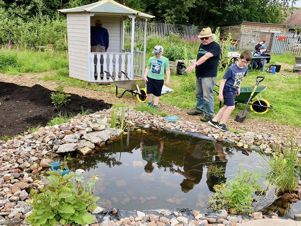Newtongrange community garden celebrates a year of transformation