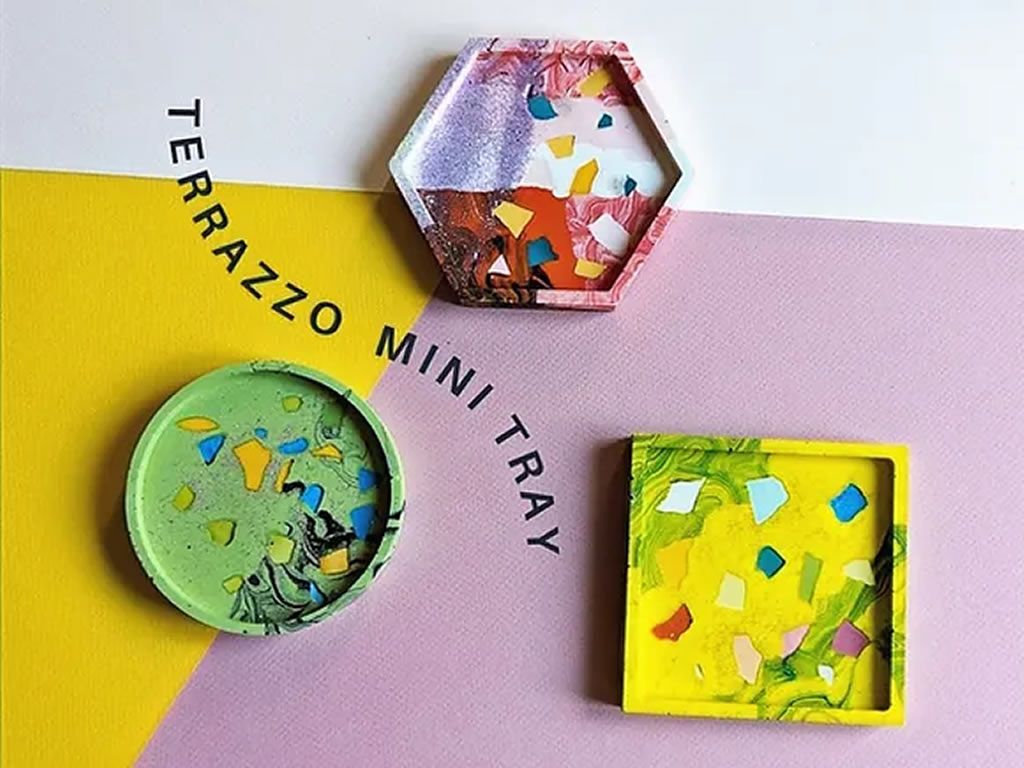 Eco-Resin Mini Tray - Terrazzo Craft Workshop