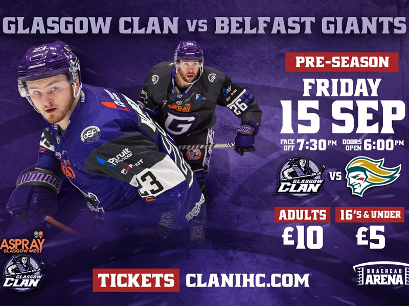 Glasgow Clan vs Belfast Giants