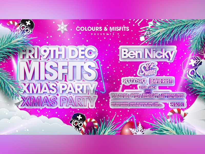 Misfits Xmas Party with Ben Nicky & Friends