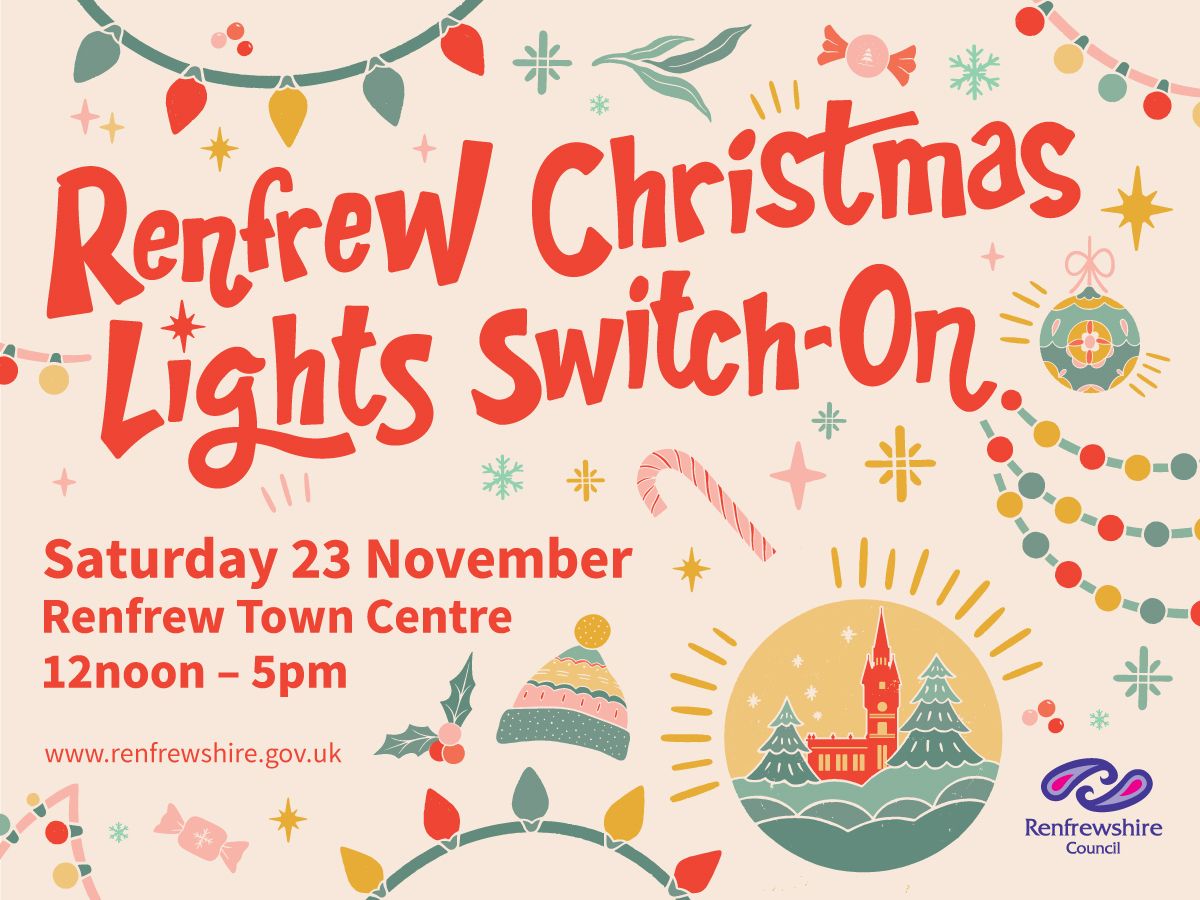 Renfrew Christmas Lights Switch On